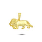 14K Gold Lion Animal Charm Necklace