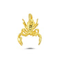 14K Gold Scorpion Animal Charm Necklace