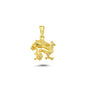 14K Gold Dragon Animal Charm Necklace