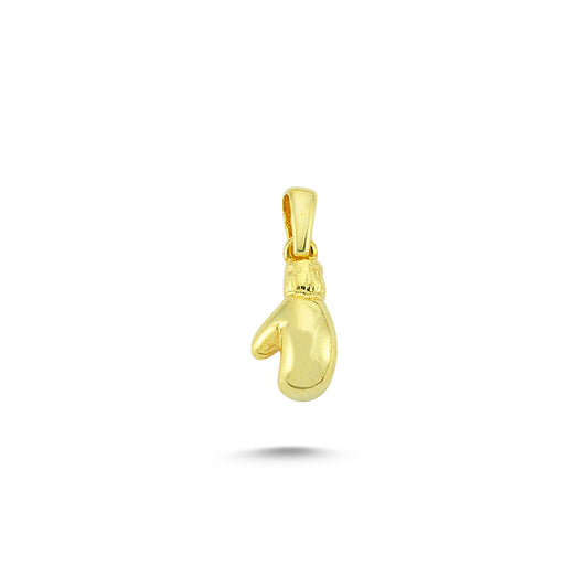 14K Gold Boxing Glove Charm Necklace