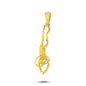 14K Gold Scuba Diver Sport Charm Necklace