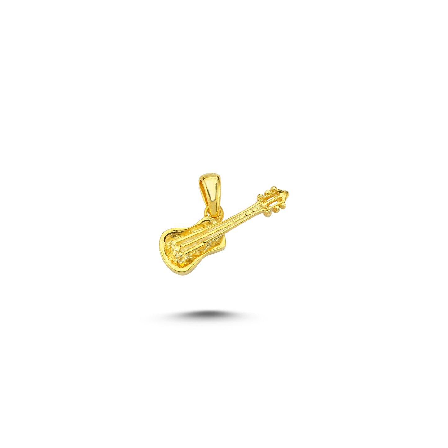 14K Gold Elektric Guitar Charm Necklace