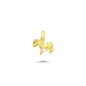 14K Gold Pony Animal Charm Necklace