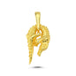 14K Gold Crocodile Animal Charm Necklace