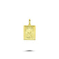 14K Gold Jesus Charm Necklace