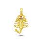 14K Gold Scorpion Animal Charm Necklace