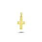 14K Gold St.Helen Constantine Cross Charm Necklace