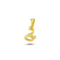 14K Gold Snake Animal Charm Necklace