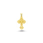 14K Gold Filigree Crucifix Cross Pendant