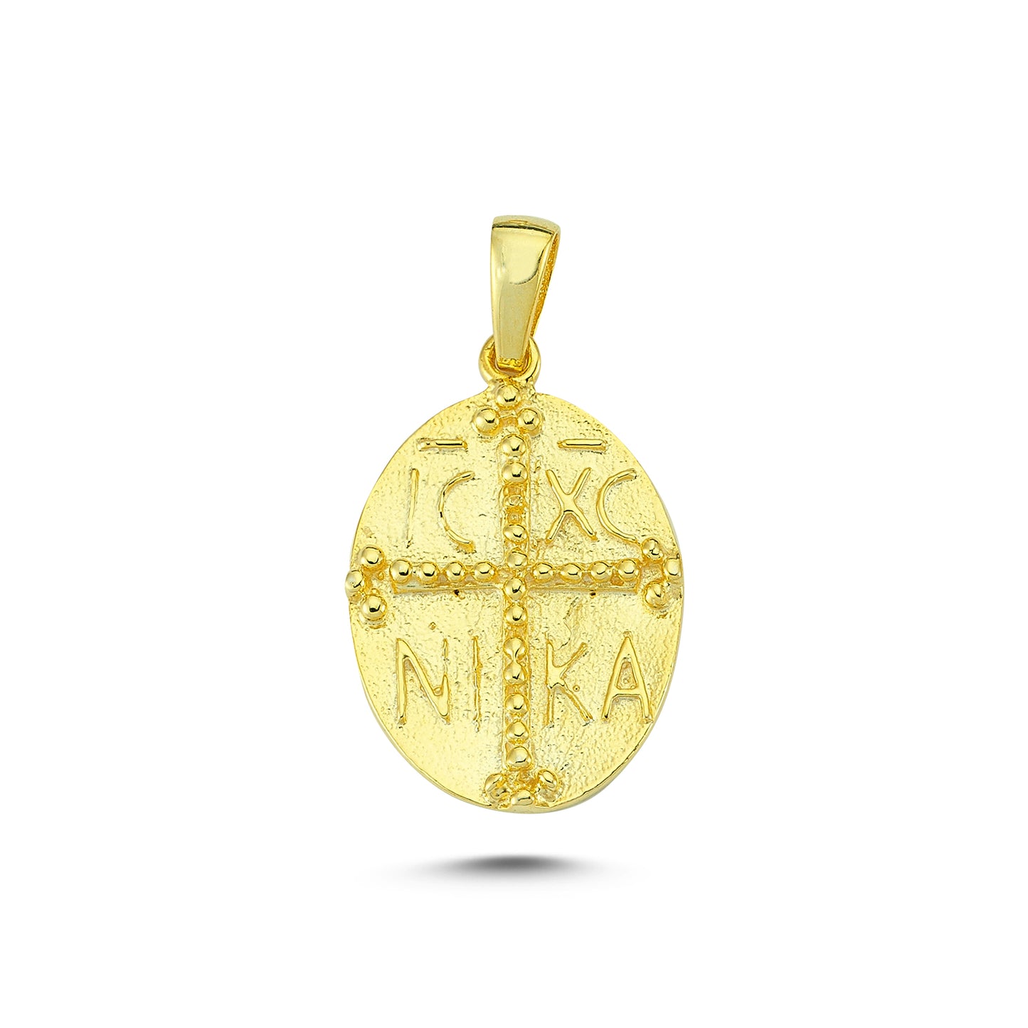 14K Gold St.Helen Constantine Charm Necklace