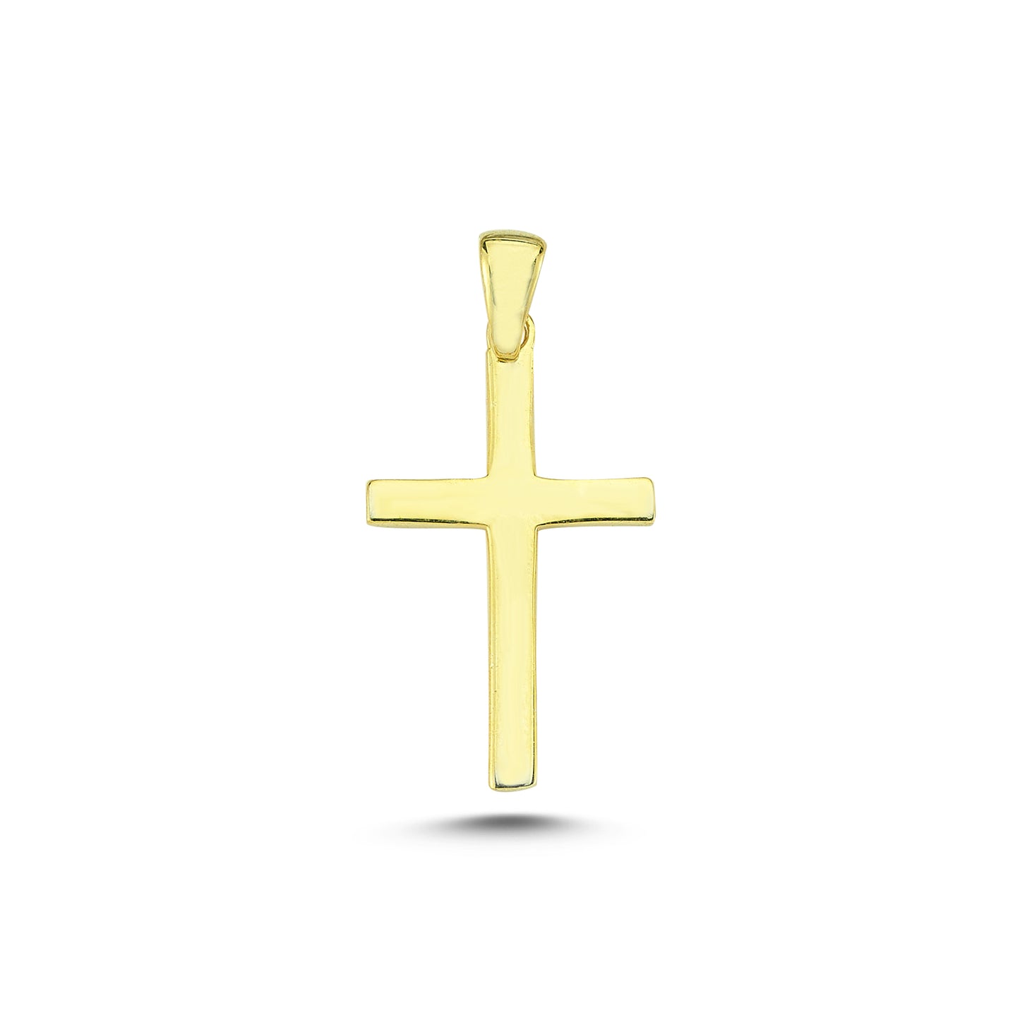 14K Gold Christ Charm Necklace