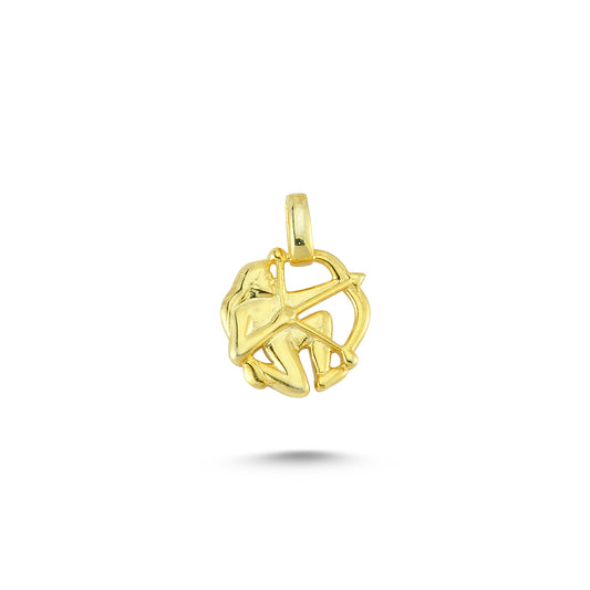 14K Gold Sagittarius Charm Necklace