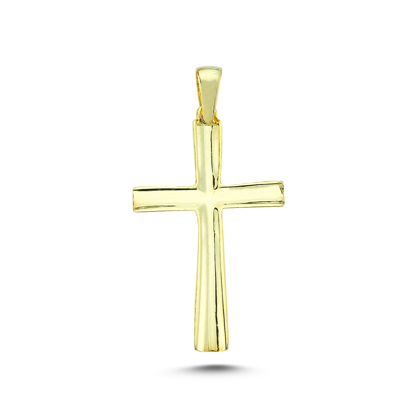 14K Gold Christ Charm Necklace