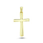 14K Gold Christ Charm Necklace