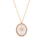 14K Solid Gold North Star Necklace