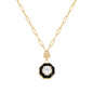 14K Solid Gold Octagon Necklace