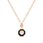 14K Solid Gold Octagon Necklace