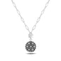 14K Solid Gold Flower of Life Necklace