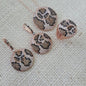 925 Sterling Silver Leopar Pattern Jewellery Set