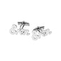 925 Sterling Silver Custom Name Cufflinks for Men