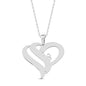 925 Sterling Silver Personalized Heart Necklace