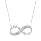 925 Sterling Silver Custom Name Eternity Necklace