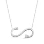 925 Sterling Silver Personalized Eternity Necklace