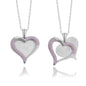 925 Sterling Silver Personalized Custom Name Heart Necklace