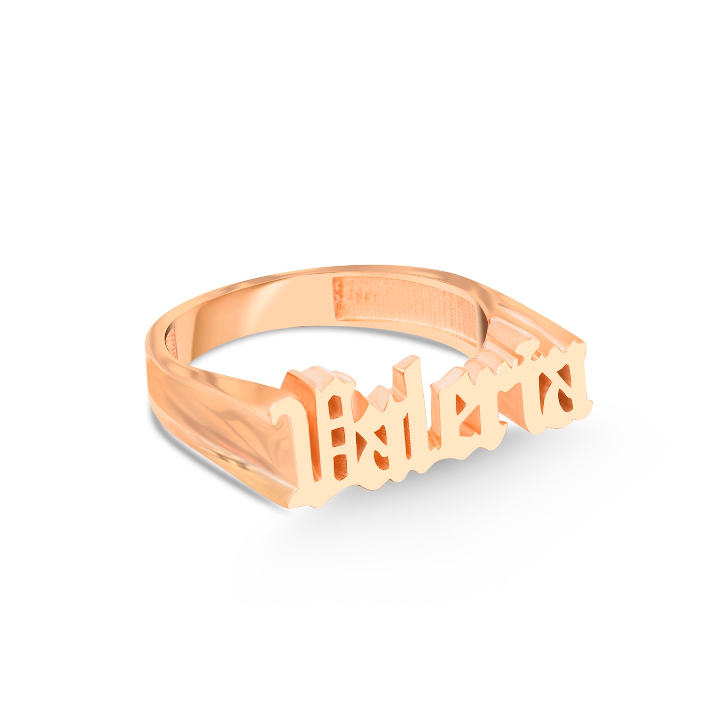 925 Sterling Silver Personalized Custom Name Ring