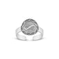 925 Sterling Silver Personalized Custom Eternity Adjustable Name Ring