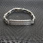 Embroidered Handmade Men Bracelet 925K Sterling Silver Etnic Men Jewellery