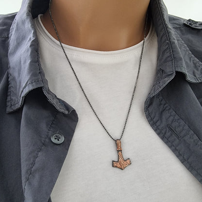 925 Sterling Silver Vintage Anchor Necklace