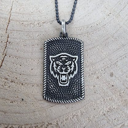 925 Sterling Silver Lion Head Necklace