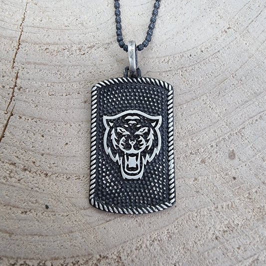 925 Sterling Silver Lion Head Necklace