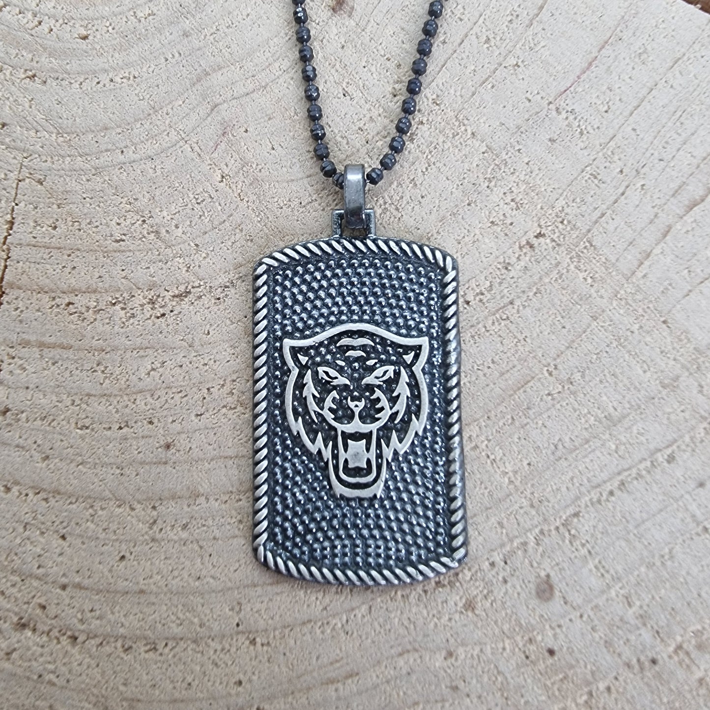 925 Sterling Silver Lion Head Necklace