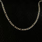 925K Sterling Silver 5 mm Figaro Chain Necklace