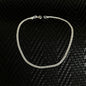 925K Silver Tight Gurmet Men Bracelet