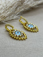 925 Silver Evil Eye Pearl Women Earring