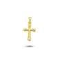 14K Gold Cross Charm Necklace