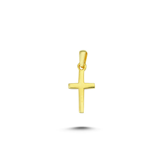 14K Gold Christ Charm Necklace