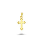 14K Gold Christ Charm Necklace