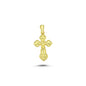 14K Gold Jesus Christ Charm Necklace