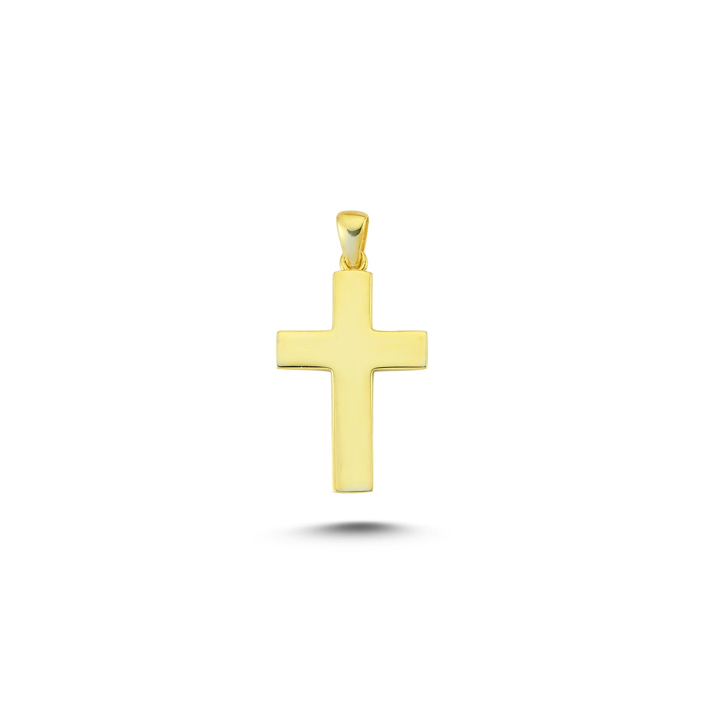 14K Gold Christ Charm Necklace