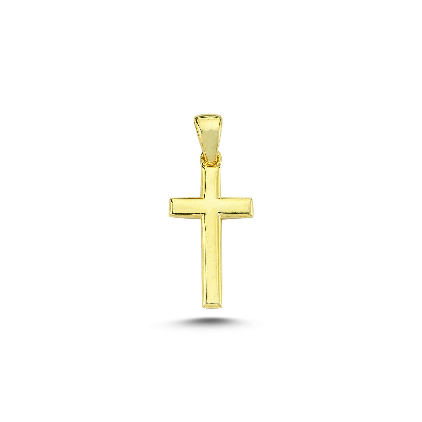 14K Gold Christ Charm Necklace