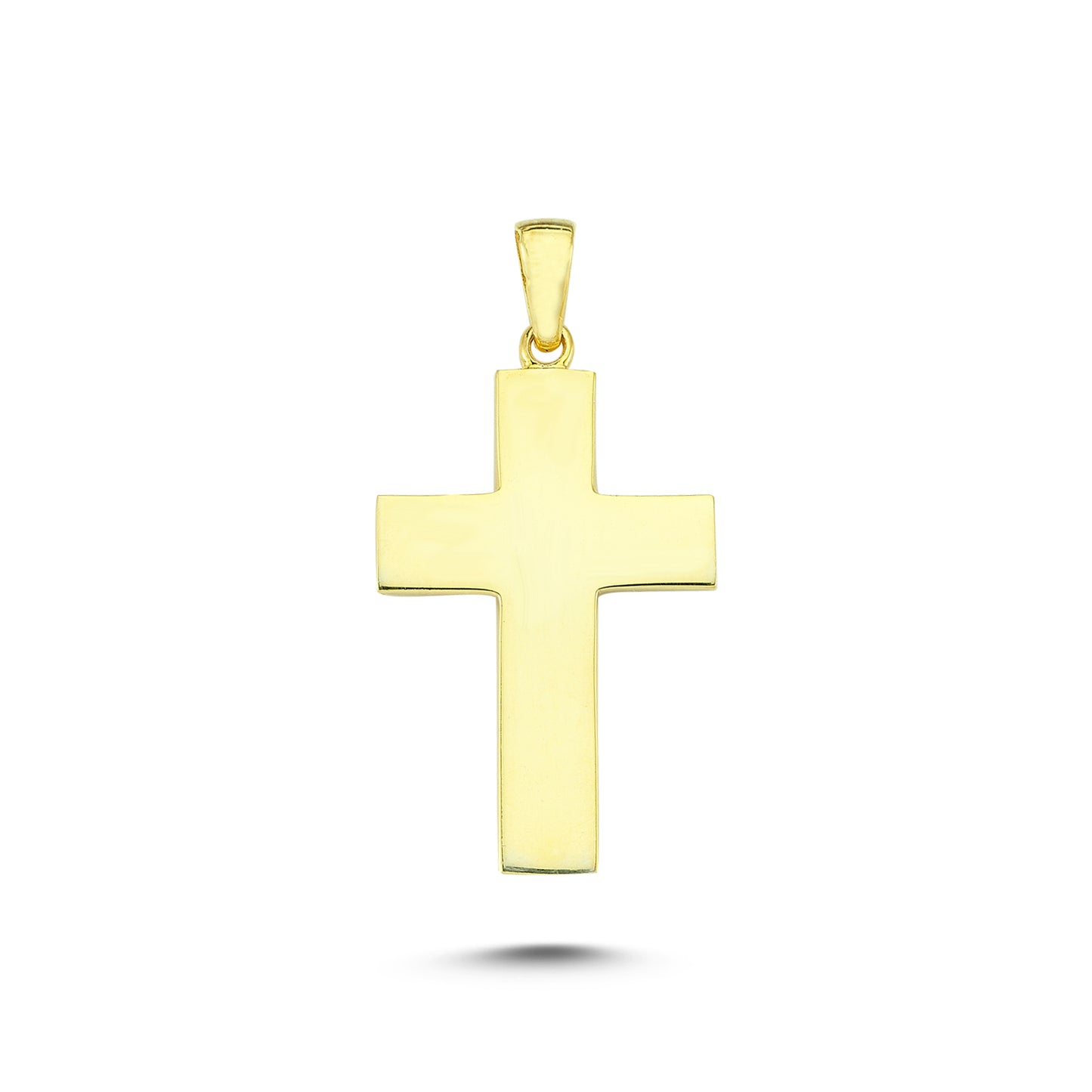 14K Gold Christ Charm Necklace