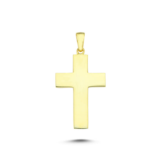 14K Gold Christ Charm Necklace