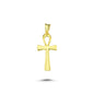 14K Gold Golden Life Cross Charm Necklace