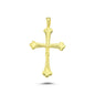 14K Gold Cross Charm Necklace