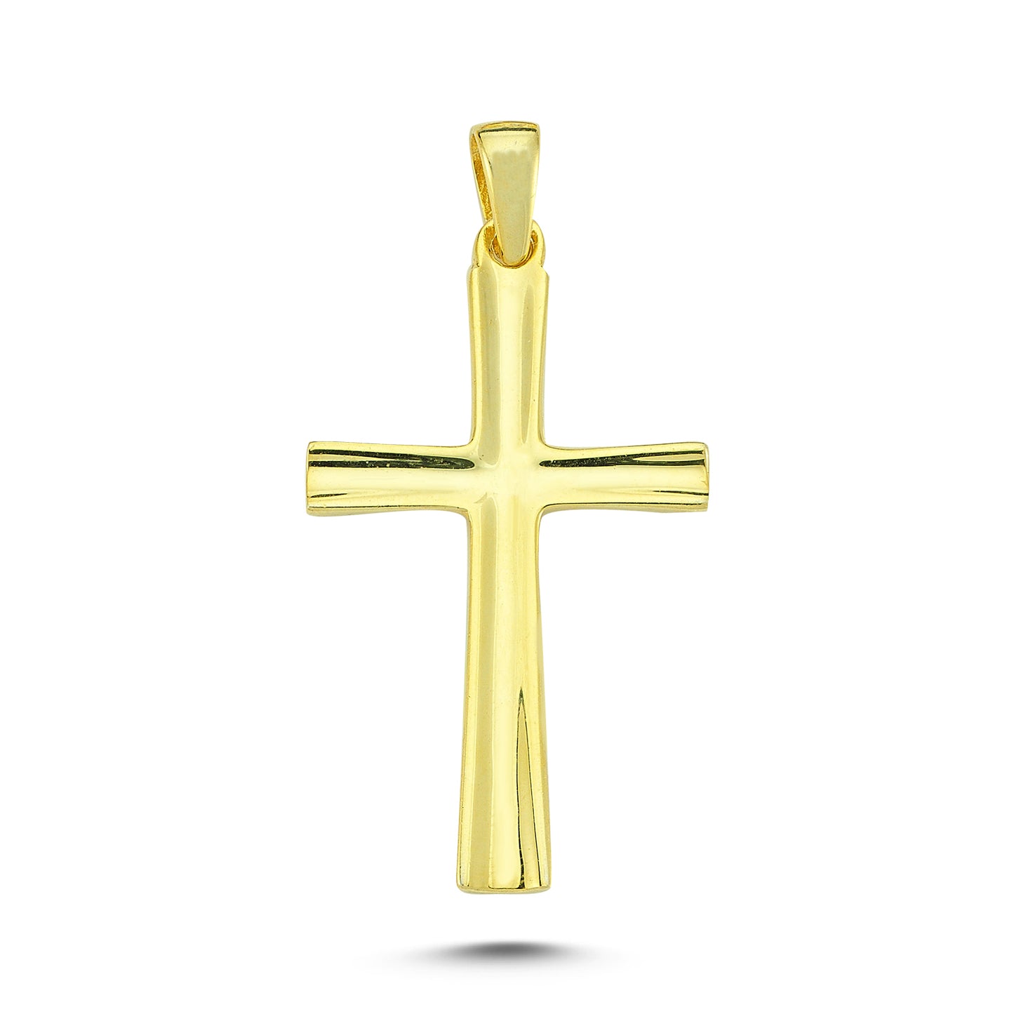 14K Gold Christ Charm Necklace