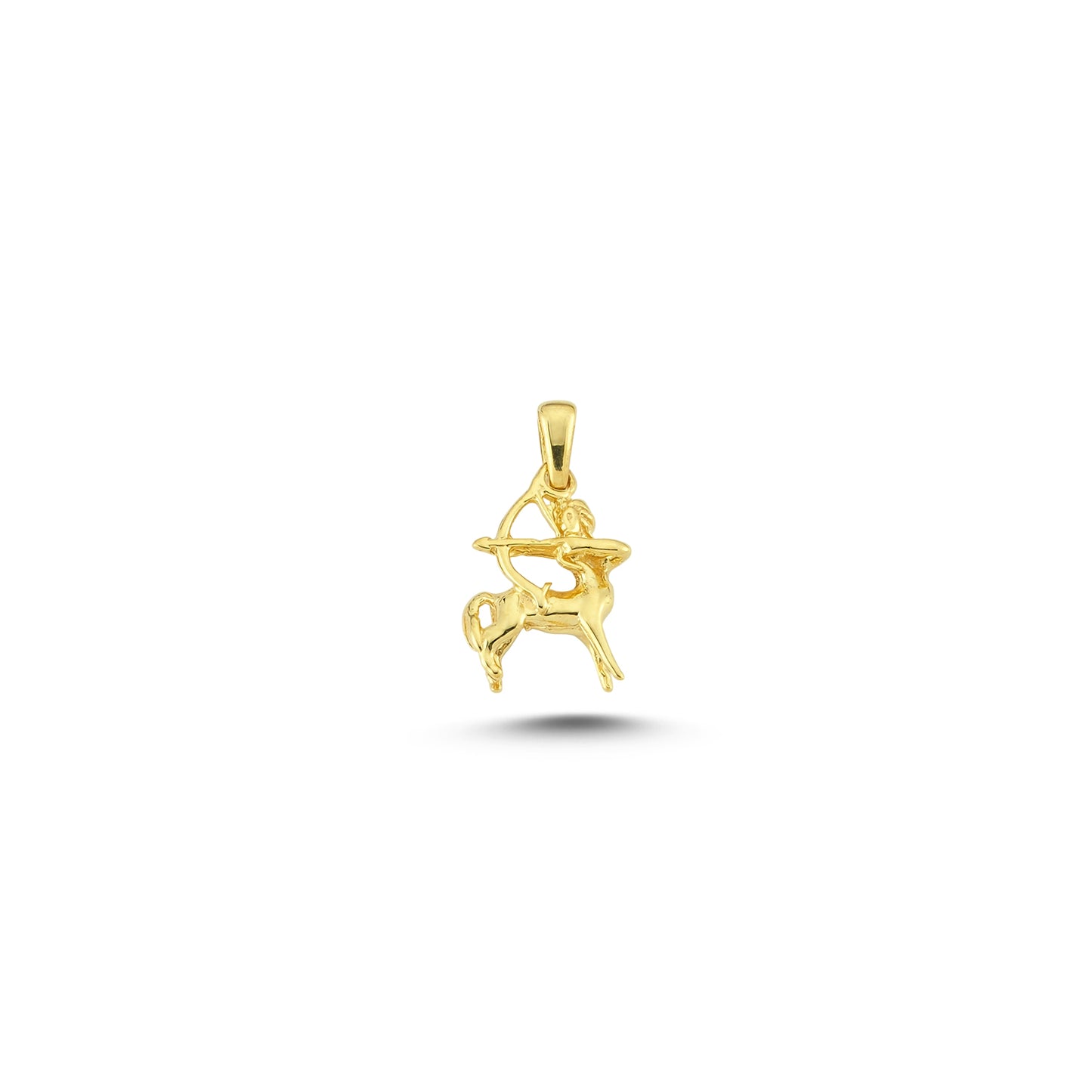 14K Gold Sagittarius Charm Necklace